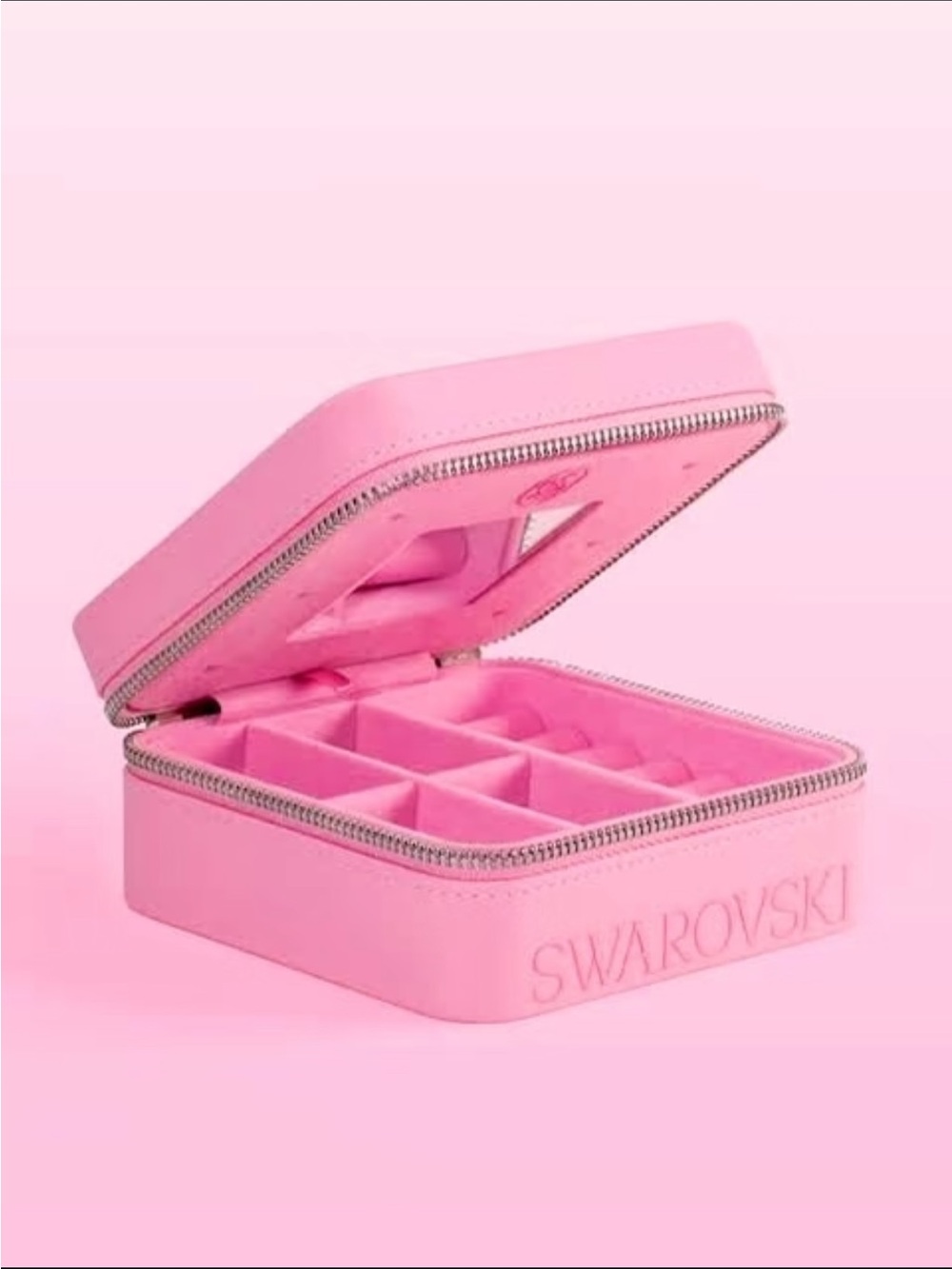 Swarovski Pink Jewelry Travel Case